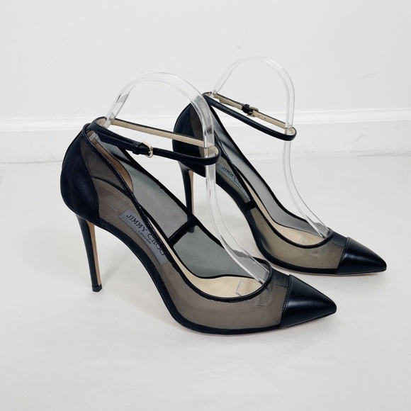 Jimmy Choo Tower Mesh Heel Pump - Picture 4 of 10